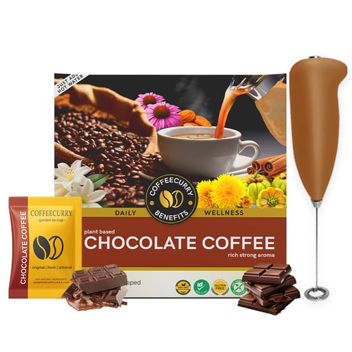 Chocolate Coffe premix with Frother