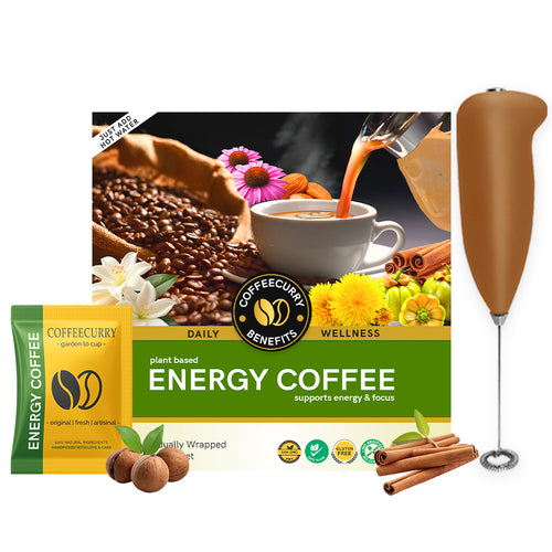 Coffeecurry Energy Coffee with Frother