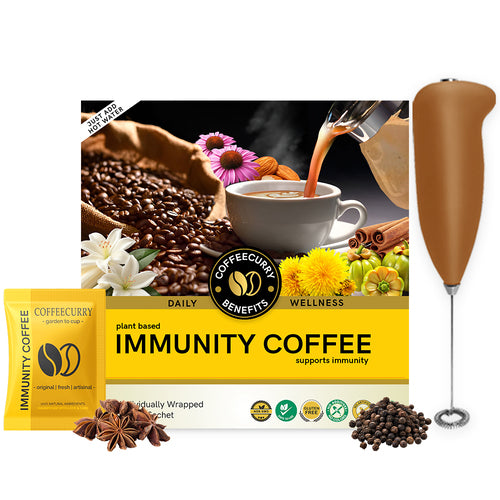 Coffeecurry Immunity Coffee with Frother