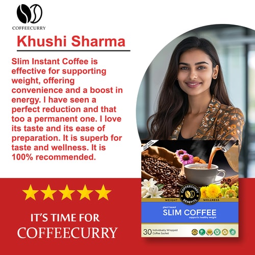 customer reviews about Coffeecurry slim coffee premix